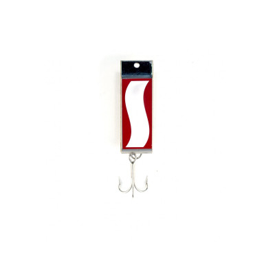 Ausverkauft: Jake's Lures Spin-A-Lure Red/White 19g