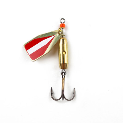 Jake's Lures Stream-A-Lure Goldback Red White 5g