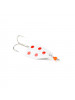 Jake's Lures Stream-A-Lure White Red Dots 5g