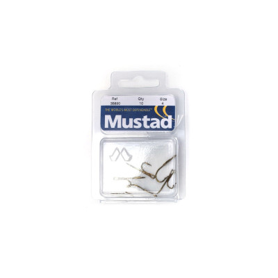 Ausverkauft: 10 Mustad Ryder-Haken #4