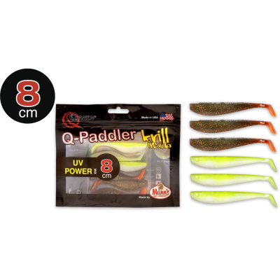 6 Quantum Q-Paddler Motoroil/Citrus 8cm