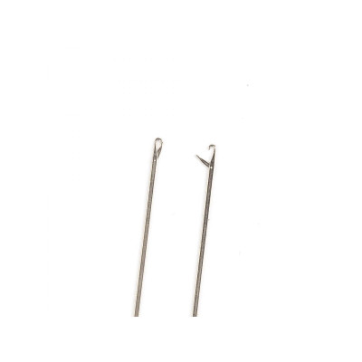 2 Ködernadeln mit Klapp-Öse 13cm